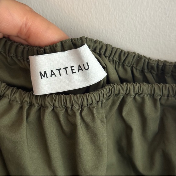 Matteau One Shoulder Organic Cotton Mini Dress - Picture 6 of 7